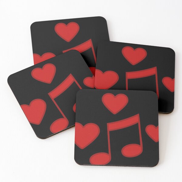 Item preview, Heart with cute music designed and sold by Dream Design Store.