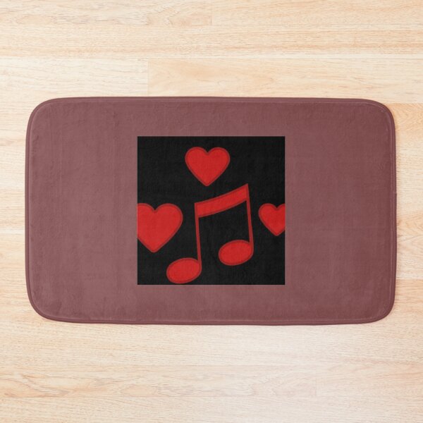 Item preview, Heart with cute music designed and sold by Dream Design Store.
