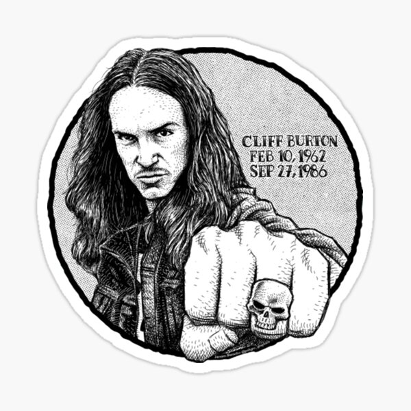 Cliff Burton Sticker