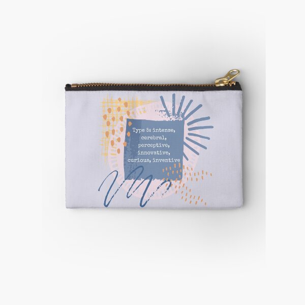 Item preview, Enneagram Type 5 Five Personality Test Myers Briggs Watercolor Stars Celestial Pink Lilac designed and sold by BohoStudio.