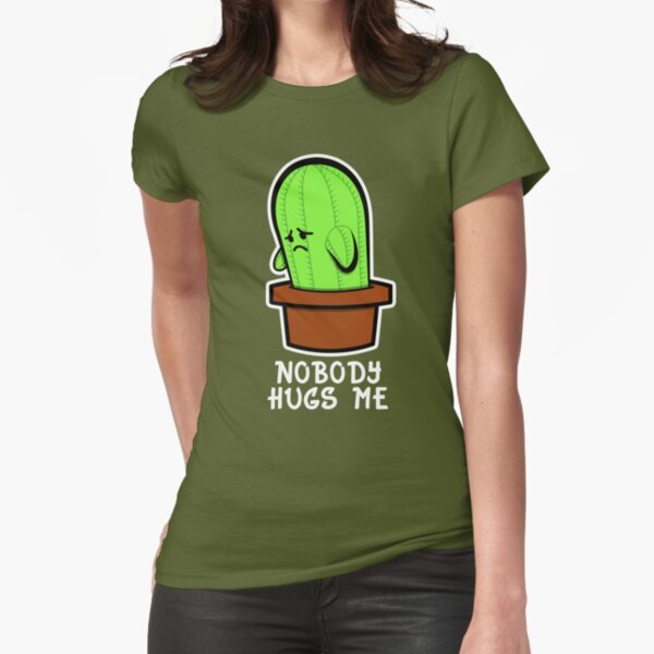 Lonely Cactus Fitted T-Shirt