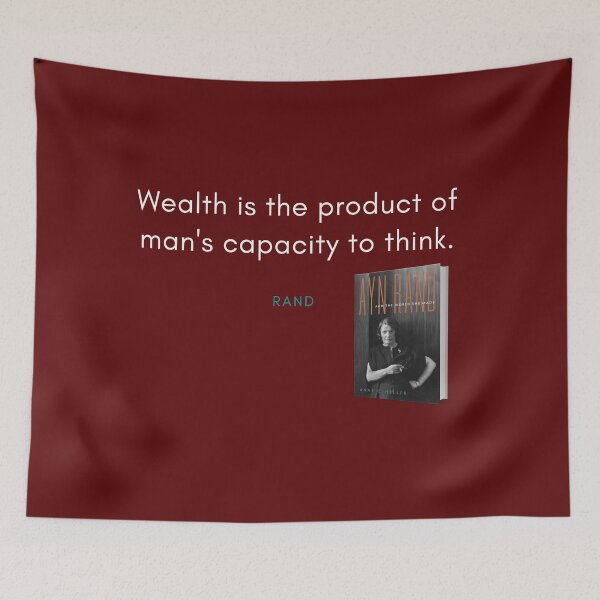 Item preview, Ayn Rand Quote designed and sold by DarioNelaj.