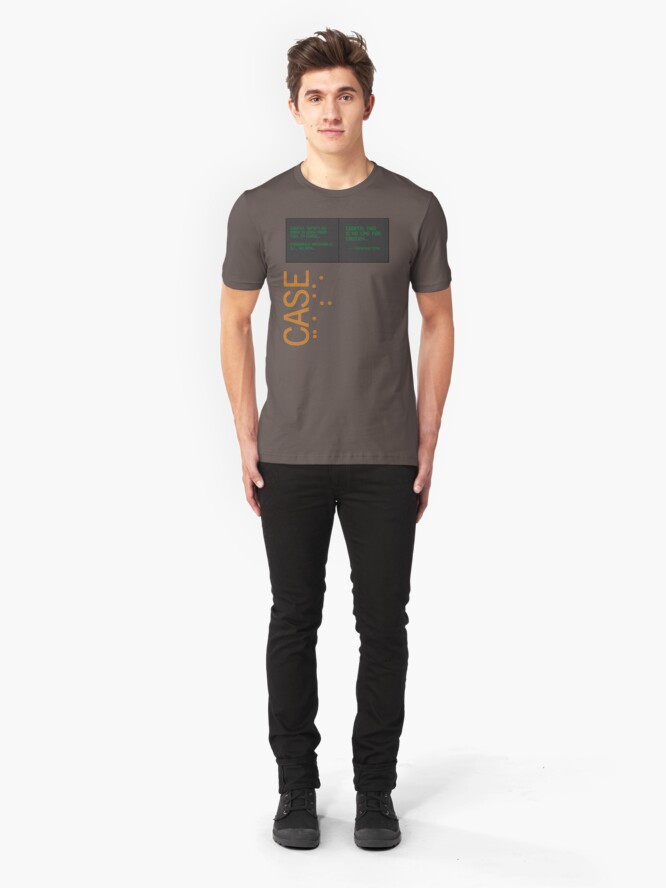 Alternate view of CASE: No Time for Caution Slim Fit T-Shirt