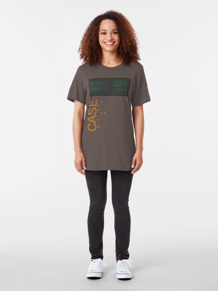 Alternate view of CASE: No Time for Caution Slim Fit T-Shirt