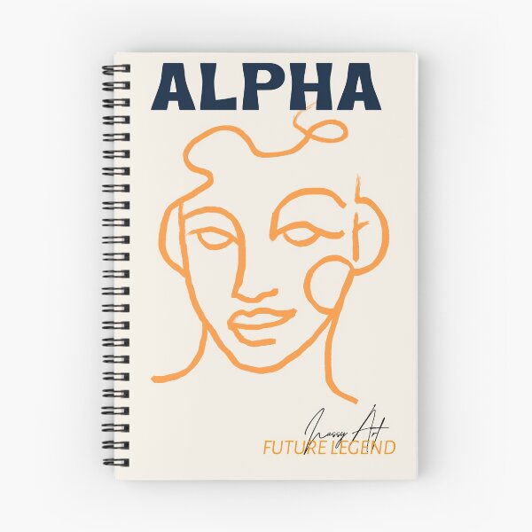 Item preview, Alpha, Future Legend, Line Drawing Art designed and sold by HomeConscious.
