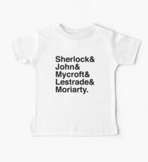 Sherlock & John & Mycroft & Lestrade & Moriarty. (Sherlock) Baby Tee