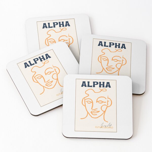 Item preview, Alpha, Future Legend, Line Drawing Art designed and sold by HomeConscious.