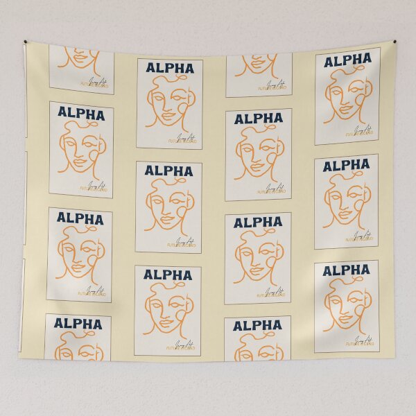 Item preview, Alpha, Future Legend, Line Drawing Art designed and sold by HomeConscious.
