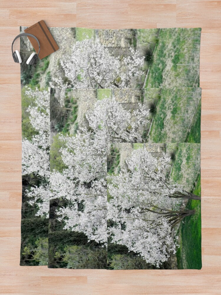 Thumbnail 5 of 6, Throw Blanket, Spring Flower Digital Photo designed and sold by ahfareed.