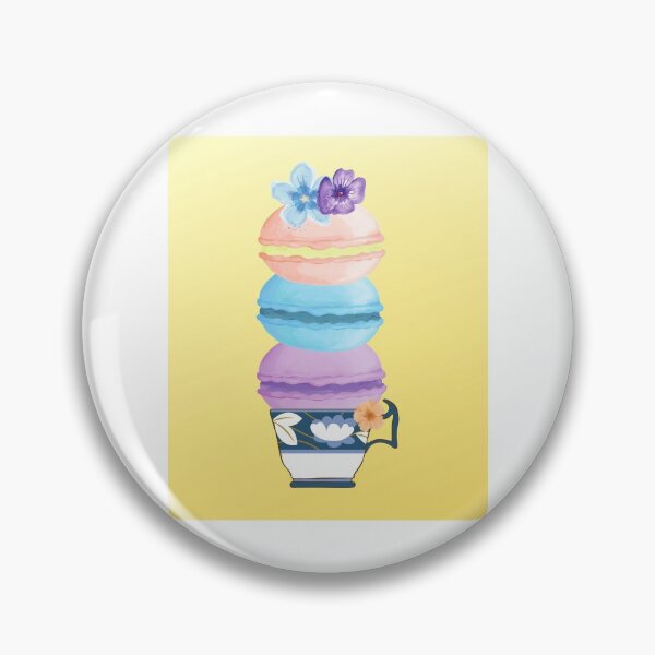 Item preview, Tea Cup Tower of Macarons designed and sold by zanybay.