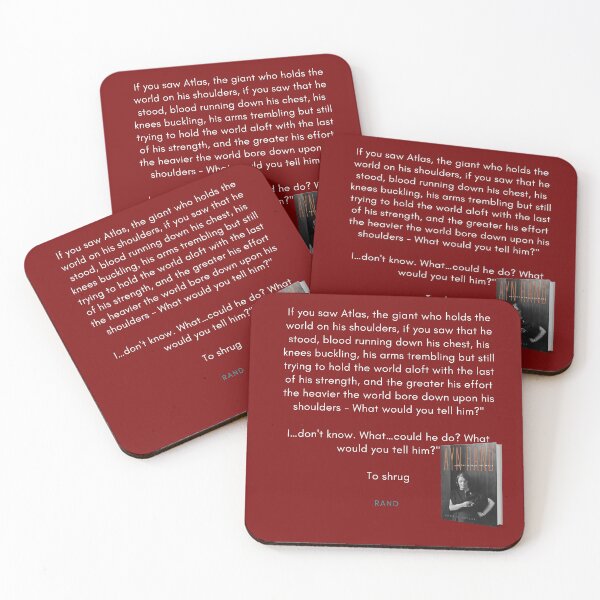 Item preview, Atlas Shrugged Quote designed and sold by DarioNelaj.