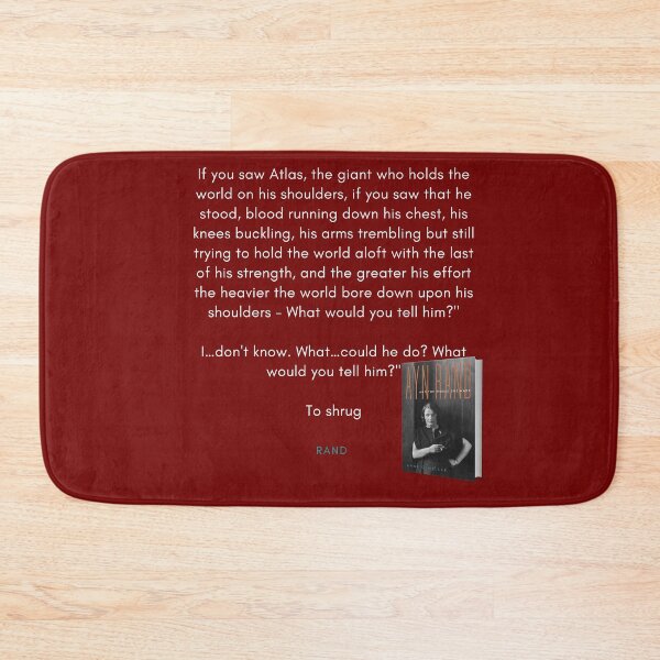 Item preview, Atlas Shrugged Quote designed and sold by DarioNelaj.