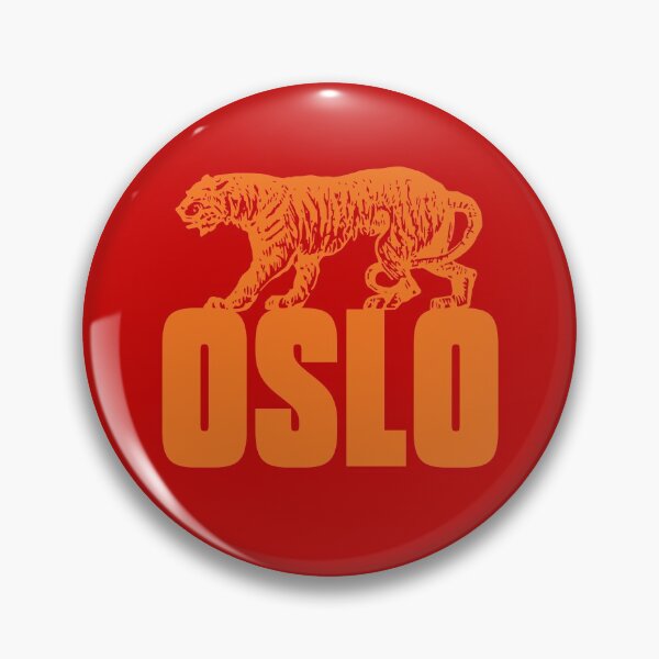 Item preview, Oslo (Norway) Text With Vintage Tiger Illustration designed and sold by ClickForMore.
