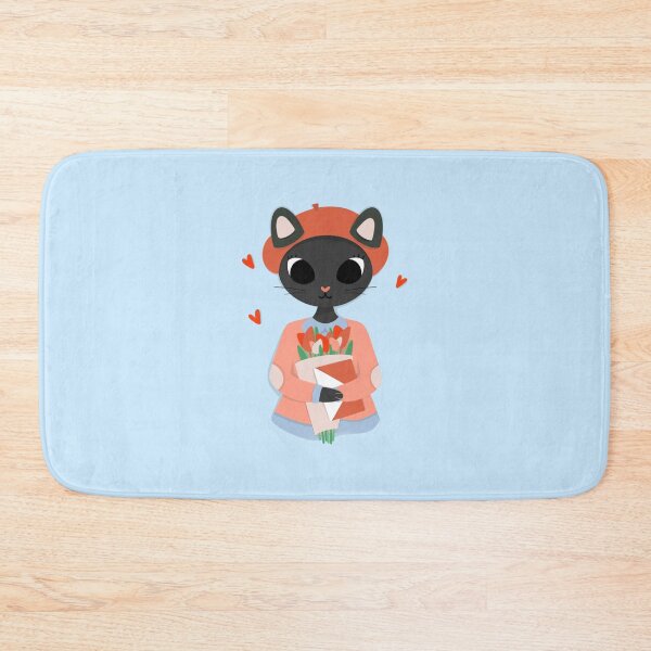 Item preview, Black Cat Valentine designed and sold by Jennie Mahoney.