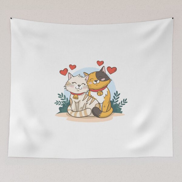 Item preview, cat valentines day gift designed and sold by prodesign2021.