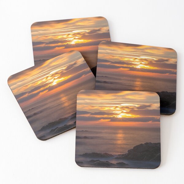 Item preview, Beautiful Sunrise in a Ocean Bay in Costa Brava of Spain, Long Exposure Picture designed and sold by digoarpi.