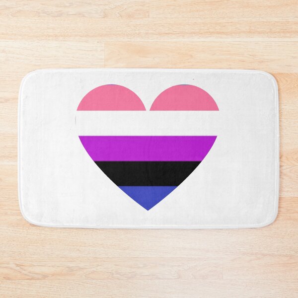 Item preview, Pride Flag Heart - Genderfluid Pride - White Background designed and sold by thesassypanda.