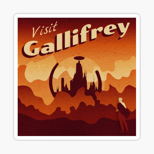 Voyage à Gallifrey Sticker