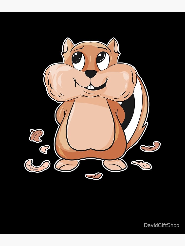 Cute Squirrel Baby Gift Cartoon Squirrel with Nuts Cute Squirrel Baby Gift Cartoon Squirrel with Nuts
