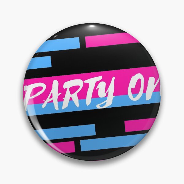Item preview, Party On - Retro Black designed and sold by Grathicks.
