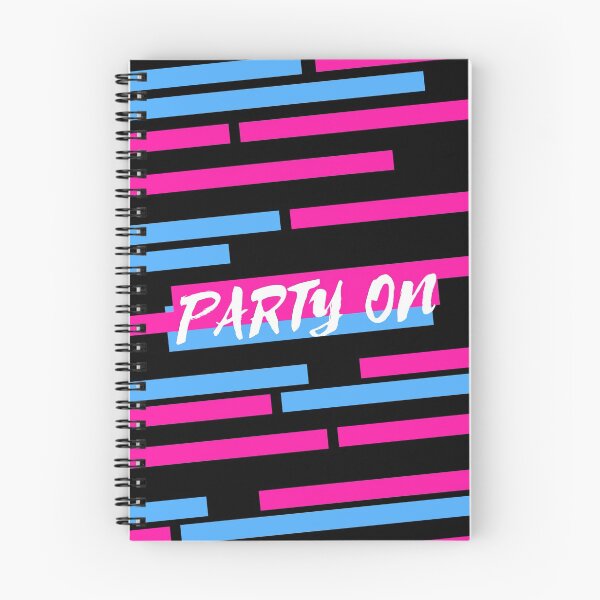 Item preview, Party On - Retro Black designed and sold by Grathicks.