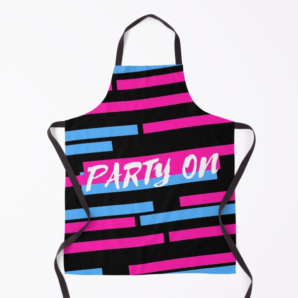 Item preview, Party On - Retro Black designed and sold by Grathicks.