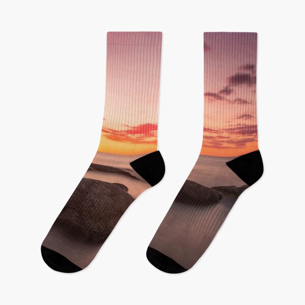 Item preview, Beautiful Sunrise in Ocean Bay in Costa Brava of Spain,Long Exposure Picture designed and sold by digoarpi.