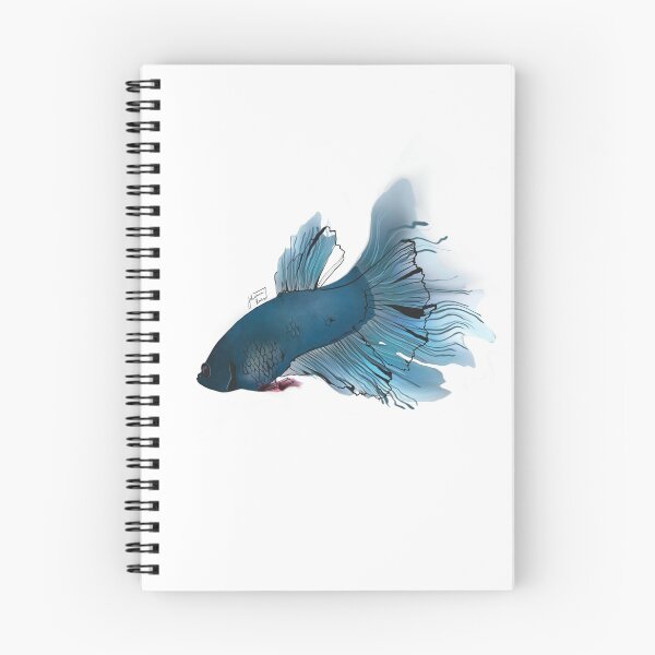 Item preview, Betta splendens fighting fish illustration designed and sold by MyArtistry.