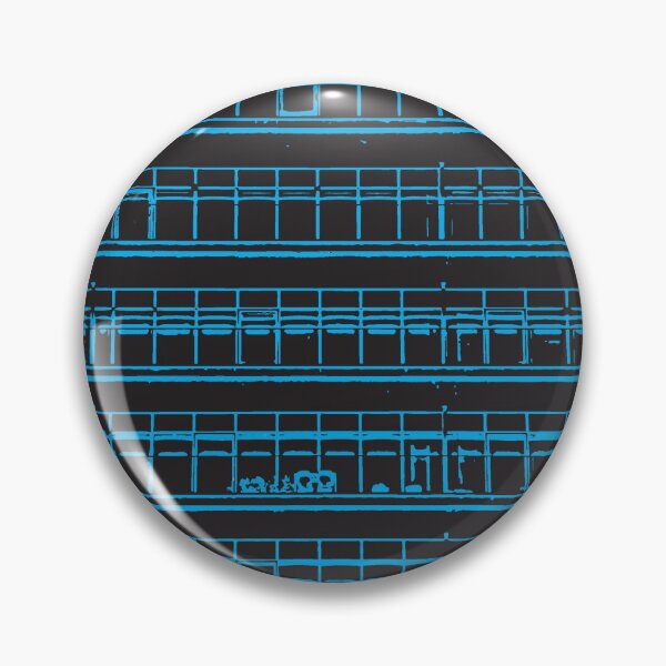 Item preview, Blue Architectural Abstraction designed and sold by Elinacon.
