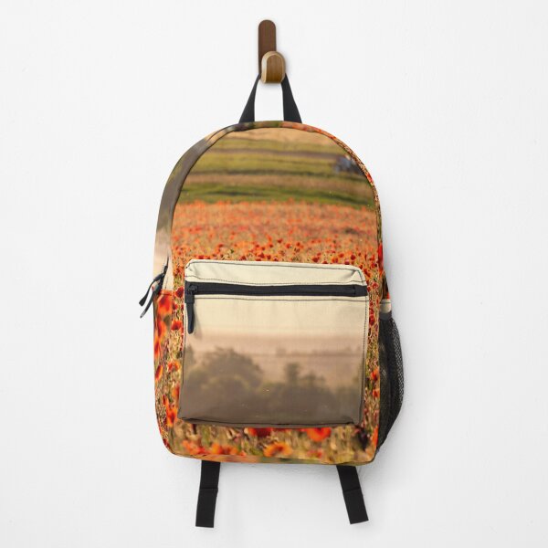Item preview, Agricultural Landscape with Beautiful Poppy Field designed and sold by digoarpi.