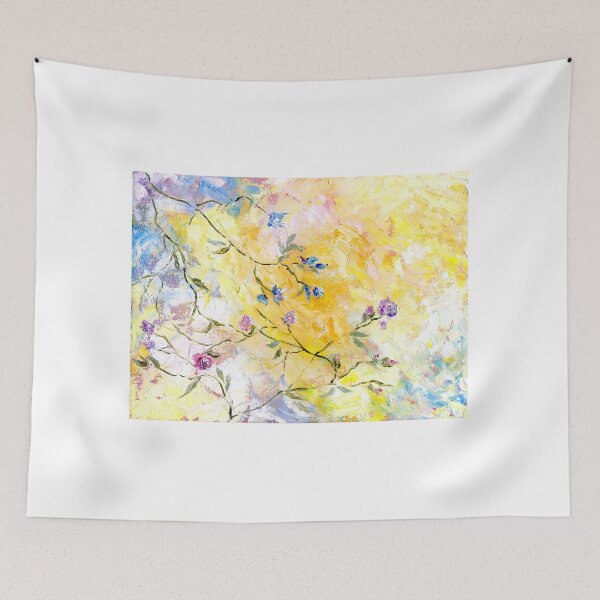Item preview, Floral spring blooming original painting designed and sold by BeeTartprints.