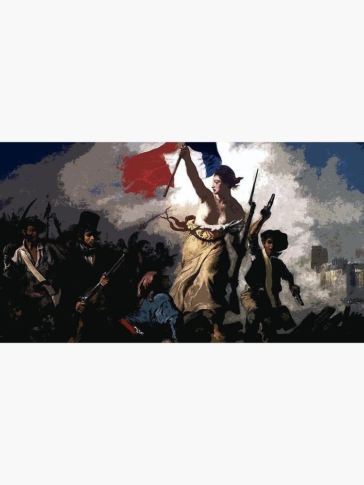 Disover French Revolution Abstract Paint Premium Matte Vertical Poster