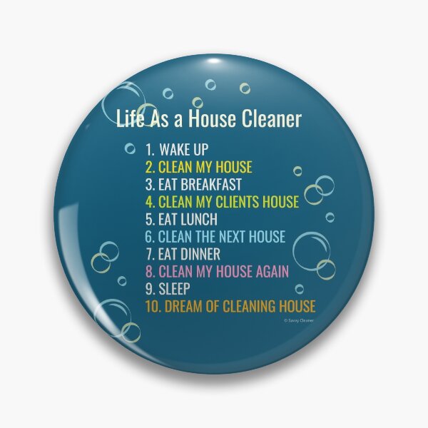 Item preview, Life As a House Cleaner Funny Housekeeping Checklist Humor designed and sold by SavvyCleaner.