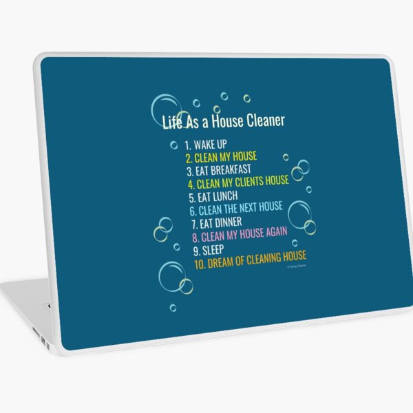 Item preview, Life As a House Cleaner Funny Housekeeping Checklist Humor designed and sold by SavvyCleaner.