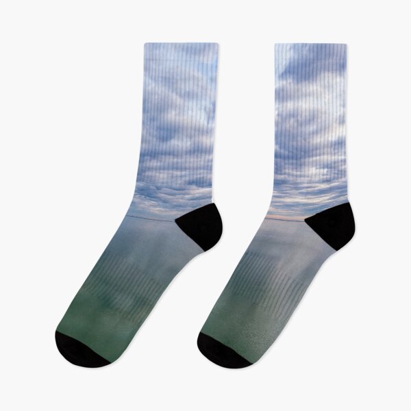 Item preview, Nice Clouds Reflection on the Lake, Blue Toned, Vivid Color Picture designed and sold by digoarpi.