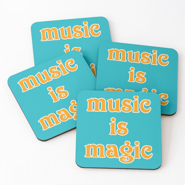 Item preview, MUSIC IS MAGIC (white/orange) designed and sold by livingdeadEdd.