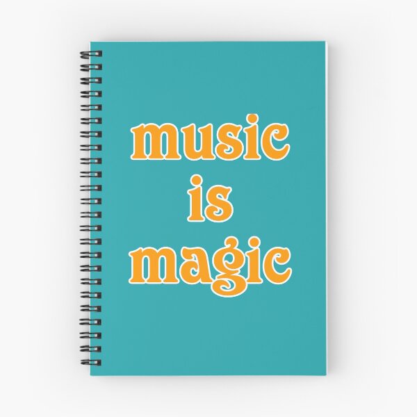 Item preview, MUSIC IS MAGIC (white/orange) designed and sold by livingdeadEdd.