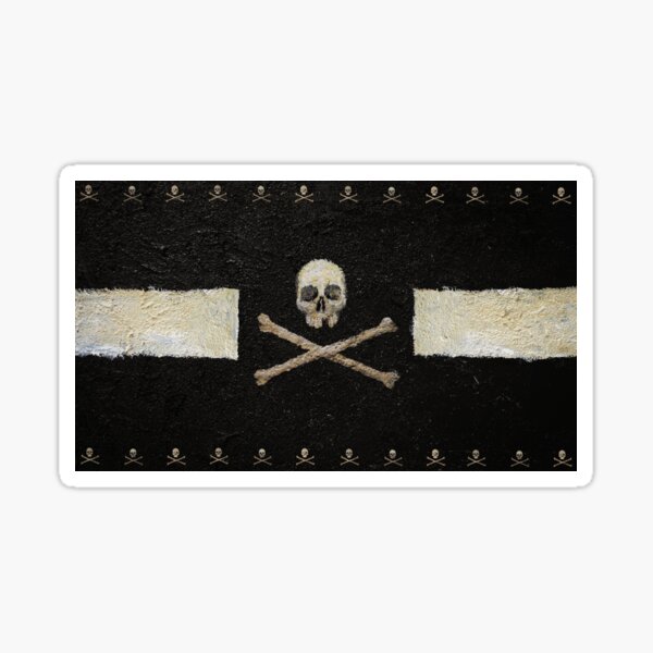 Item preview, Pirate Skulls - Black designed and sold by FutureRevArt.