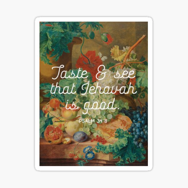Item preview, PSALM 34:8  designed and sold by Paper Bee Gift Shop.