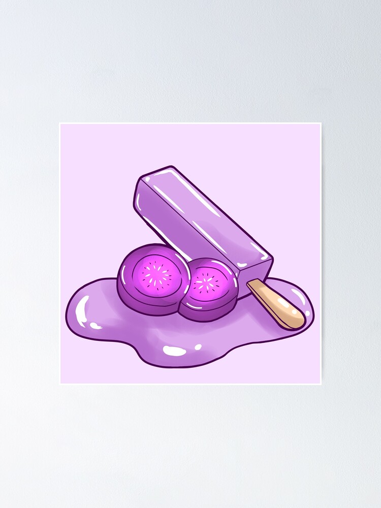 "Korean Street FoodMelona Purple Yam" Poster for Sale by