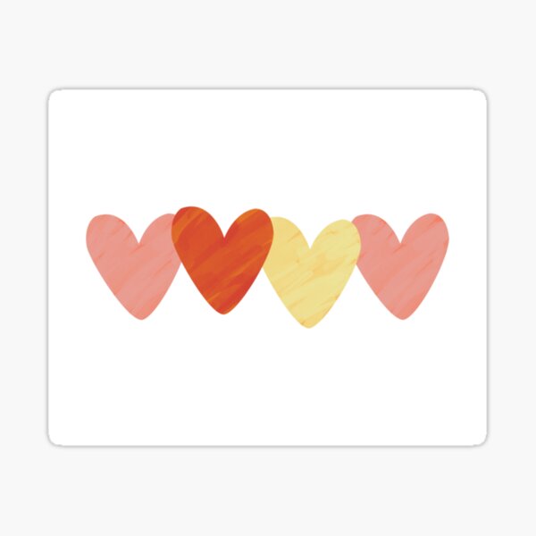 "Heart art" Sticker for Sale by Tampha Redbubble