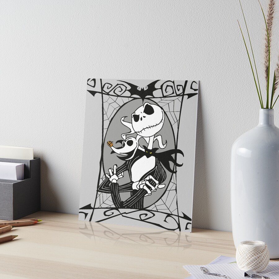 Jack Skellington and Zero - The Nightmare Before Christmas