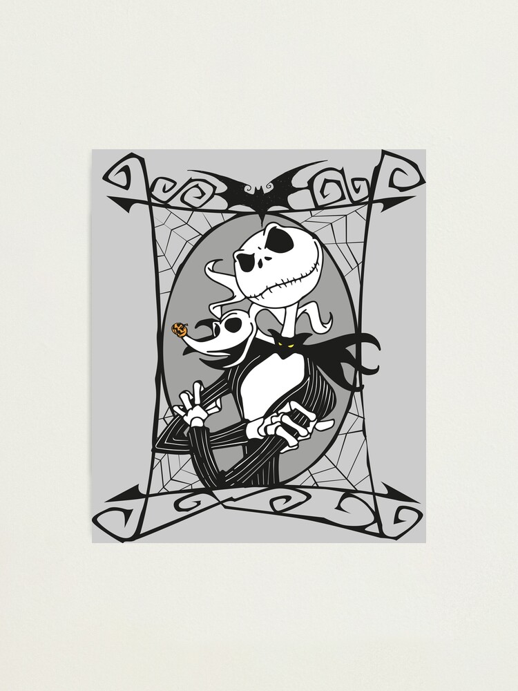 Jack Skellington and Zero - The Nightmare Before Christmas | Spiral Notebook