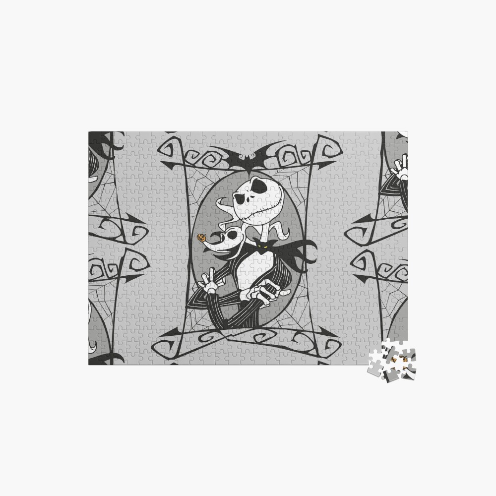 Jack Skellington and Zero - The Nightmare Before Christmas