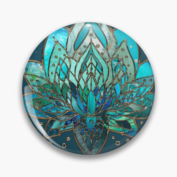 Item preview, Lotus of the Infinite Turquoise  designed and sold by Eva Nev.