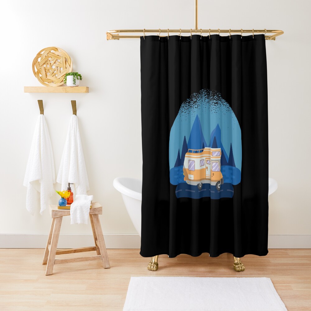 "Motorhome" Shower Curtain for Sale by soondoock Redbubble
