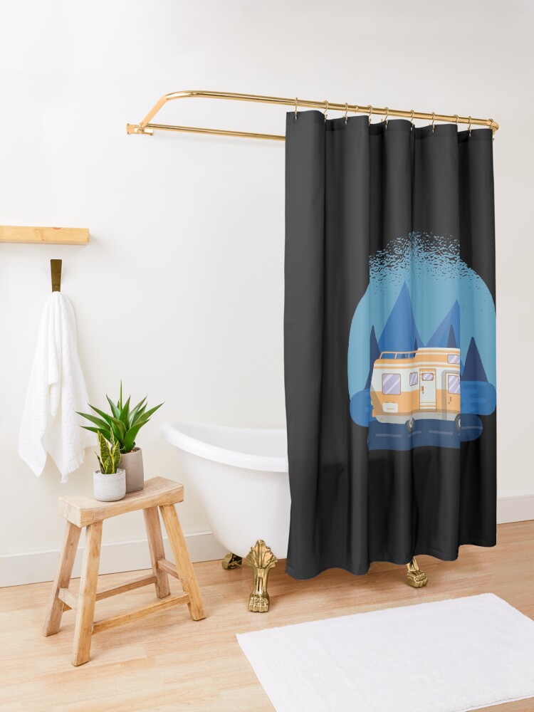 "Motorhome" Shower Curtain for Sale by soondoock Redbubble