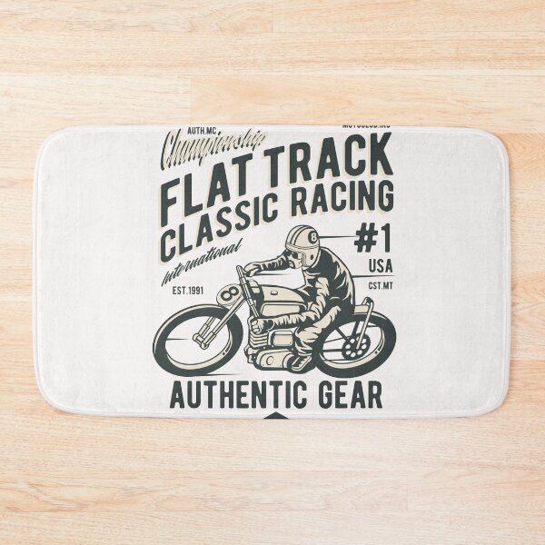 Item preview, Flat track classic racing, Authentic Gear, Motoclub designed and sold by WigglyLine.