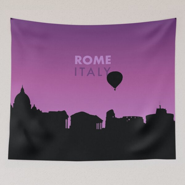 Item preview, Rome City Skyline Art - Italy Gift designed and sold by PilgrimageShop.