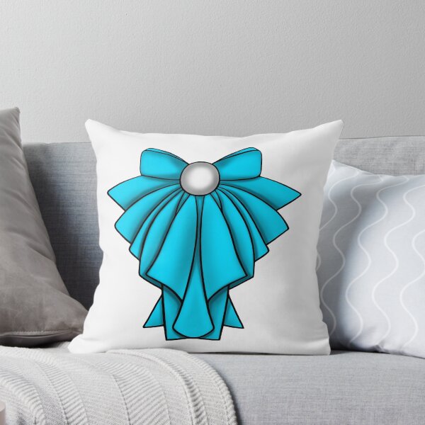 Item preview, painted blue frill bow designed and sold by nataliavavilina.